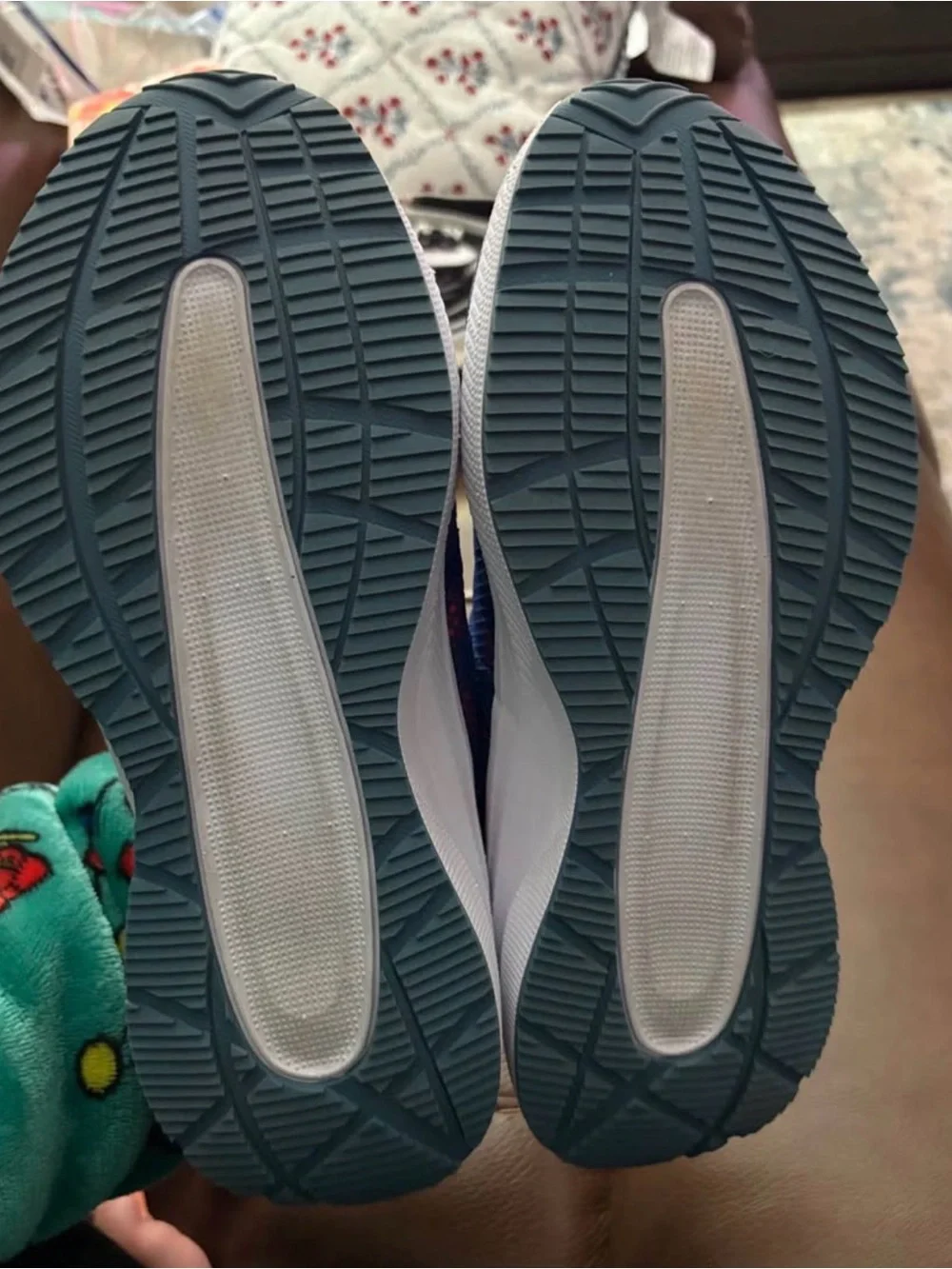 Women’s Pink and Blue Mesh Athletic Sneakers